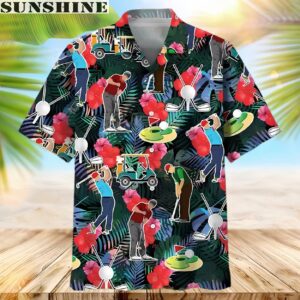 Golf Aloha Tropical Hawaiian Shirt