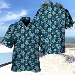 Hibiscus Floral Tropical Eagles Hawaiian Shirt 1 hawaiian shirt