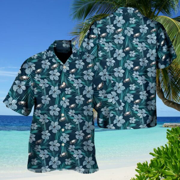 Hibiscus Floral Tropical Eagles Hawaiian Shirt 2 hawaiian shirt