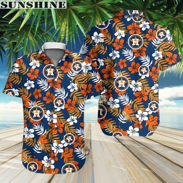 Houston Astros Baseball Floral Hawaiian Shirt 3 Aloha shirt