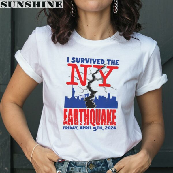 I Survived The NY Earthquake Shirt 2 women shirt