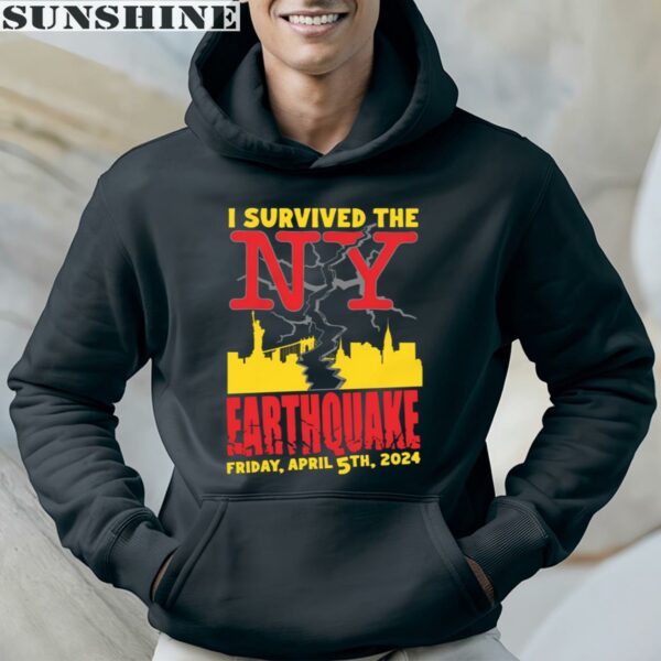 I Survived The NYC April 5th 2024 Earthquake Shirt 4 hoodie