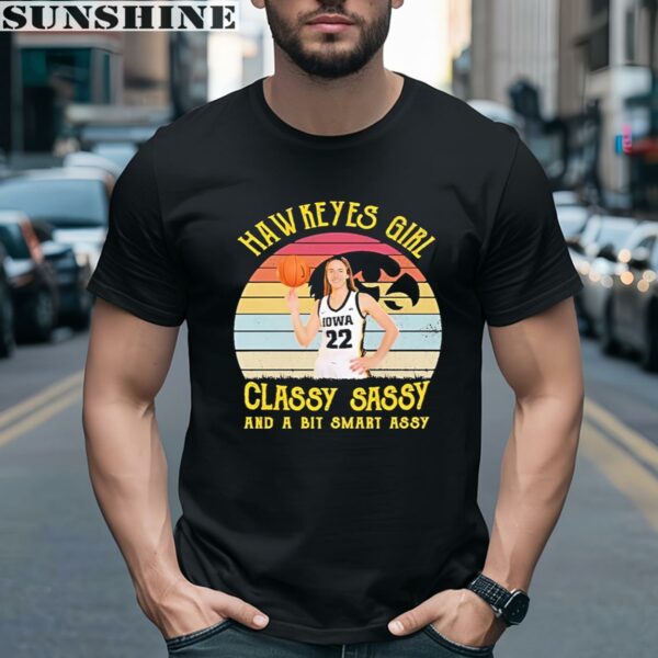 Iowa Hawkeyes Girl Classy Sassy And A Big Smart Shirt 2 men shirt