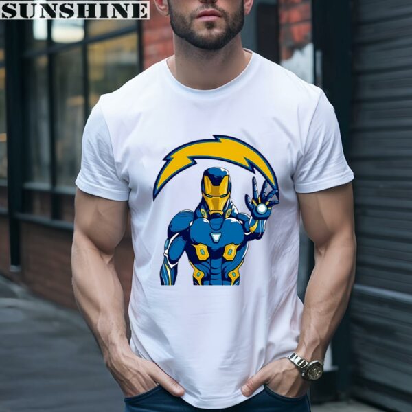 Iron Man Los Angeles Chargers NFL Shirt 1 men shirt