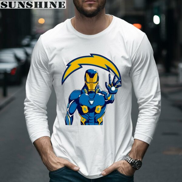 Iron Man Los Angeles Chargers NFL Shirt 5 long sleeve shirt