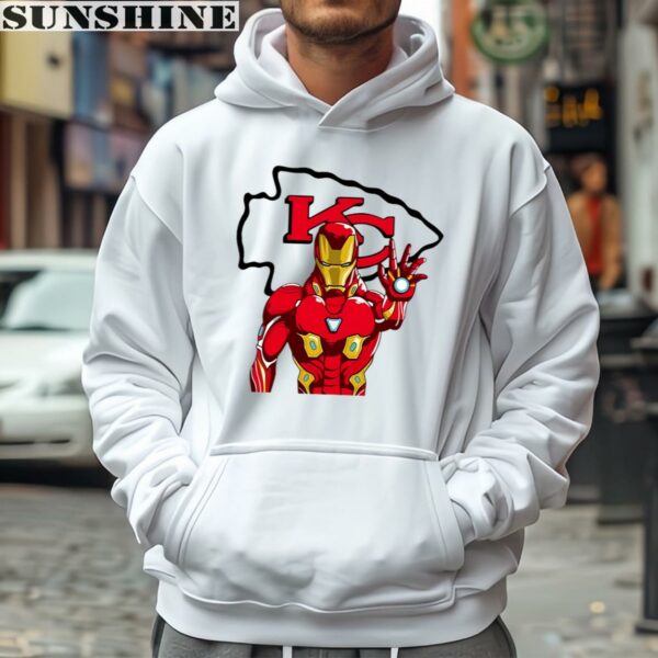 Iron Man NFL Kansas City Chiefs Shirt 4 hoodie