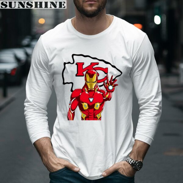 Iron Man NFL Kansas City Chiefs Shirt 5 long sleeve shirt