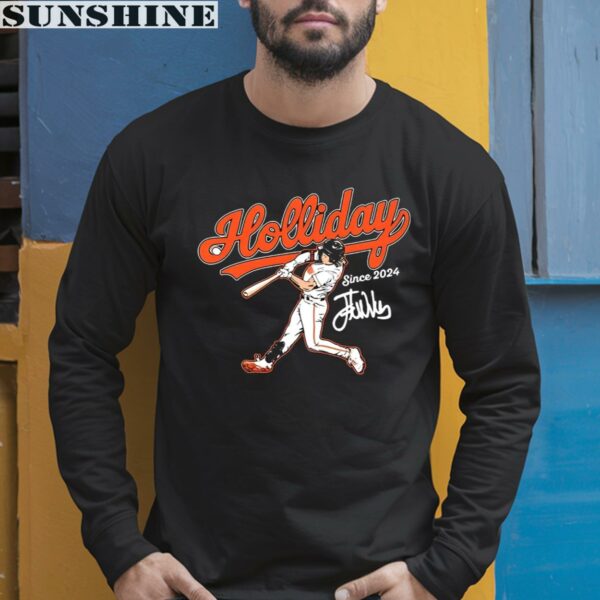 Jackson Holliday Baltimore Orioles Holliday Since 2024 Shirt 5 long sleeve shirt