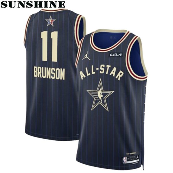 Jalen Brunson Jordan Brand Unisex 2024 NBA All Star Game Swingman Knicks Jersey 1 Jersey