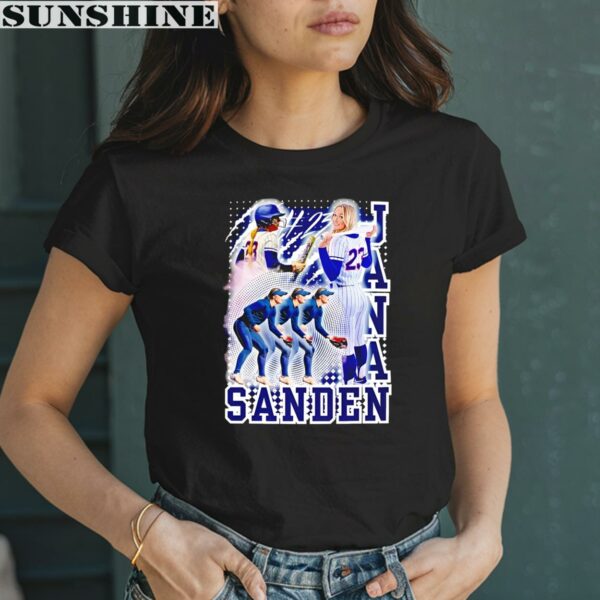 Jana Sanden Uconn Huskies Softball Graphic Shirt 2 women shirt