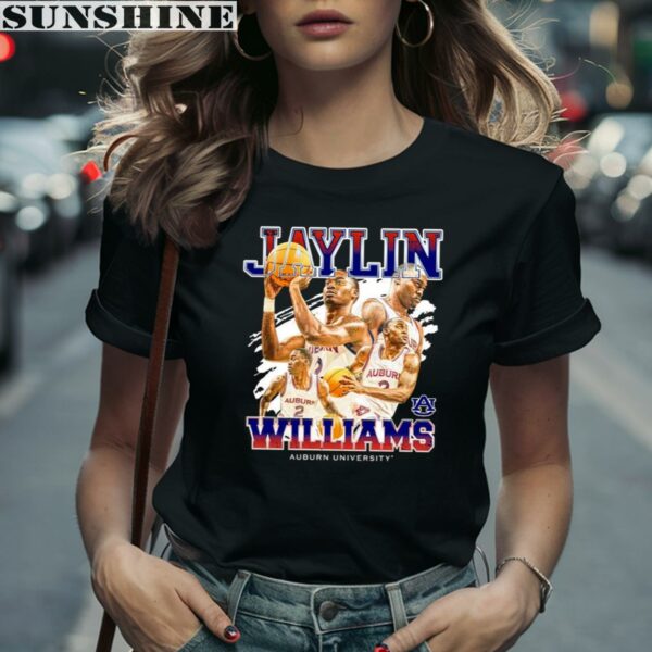 Jaylin Williams Auburn Tigers NCAA Mens Basketball Shirt 2 women shirt