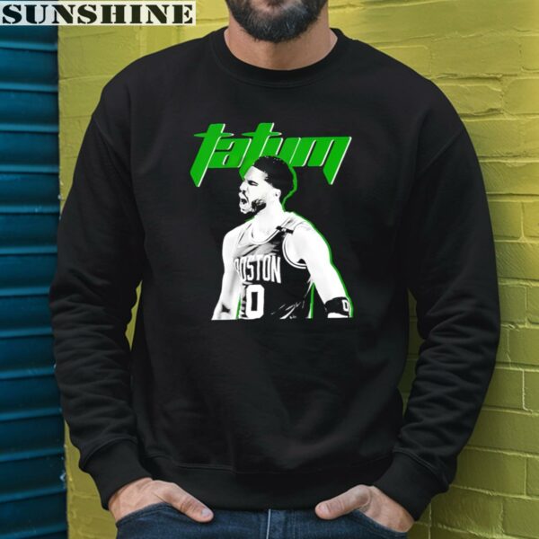 Jayson Tatum Professional Basketball Player Portrait Boston Celtics Shirt 3 sweatshirt