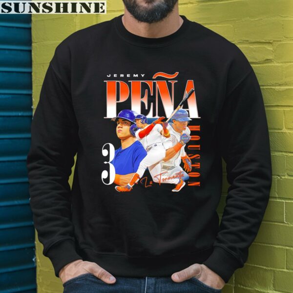 Jeremy Pena Player Signature Graphic Tee Houston Astros Shirt 3 sweatshirt