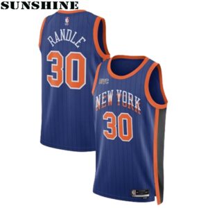 Julius Randle New York Knicks Nike Unisex 2023 24 Swingman Jersey Blue 1 Jersey