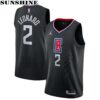 Kawhi Leonard LA Clippers Jordan Brand Swingman Jersey Statement Edition Black 1 Jersey