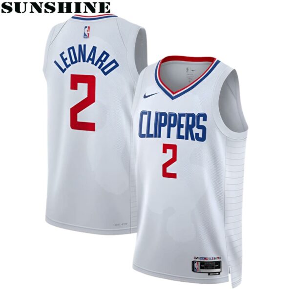 Kawhi Leonard LA Clippers Nike Unisex Swingman Jersey Association Edition White