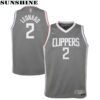 Kawhi Leonard LA Clippers Nike Youth Swingman Player Jersey Gray Earned Edition 1 Jersey