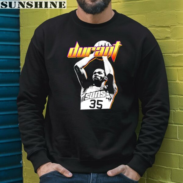 Kevin Durant Number 35 Professional Basketball Player Portrait Phoenix Suns Shirt 3 sweatshirt