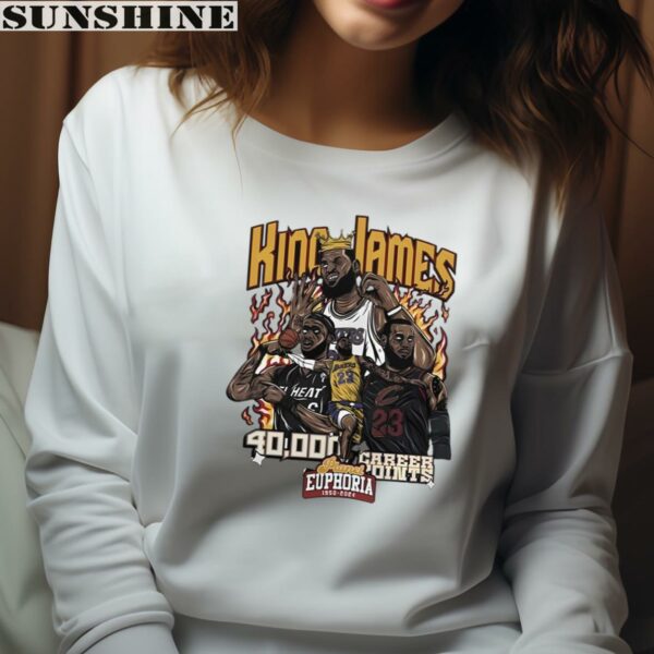 King James Planet Euphoria Los Angeles Lakers Shirt 4 sweatshirt
