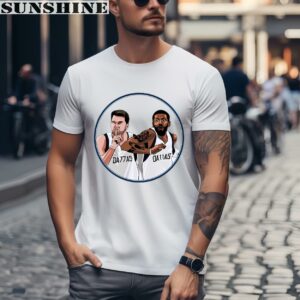 Kyrie Irving And Luka Doncic Basketball Dallas Mavericks Shirt 1 men shirt