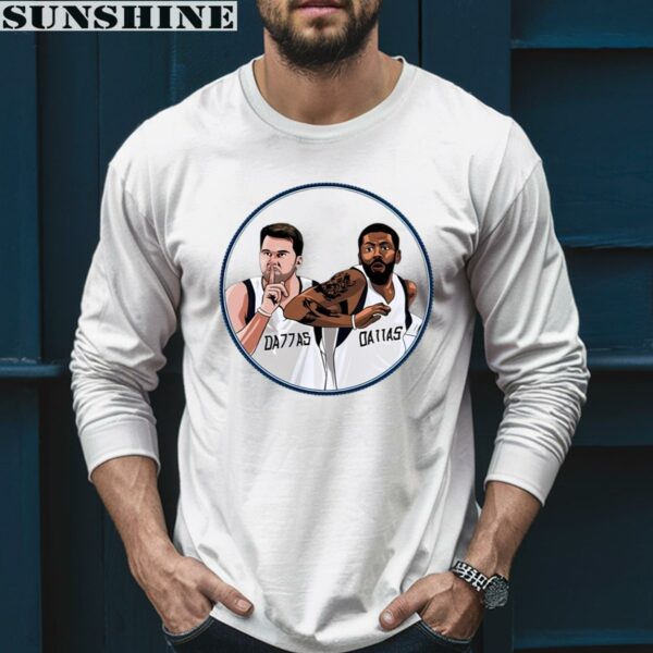 Kyrie Irving And Luka Doncic Basketball Dallas Mavericks Shirt 5 long sleeve shirt