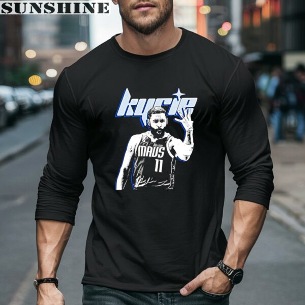 Kyrie Irving Professional Basketball Player Portrait Dallas Mavericks Shirt 5 long sleeve shirt
