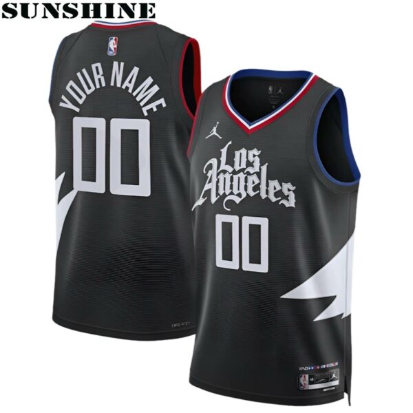 LA Clippers Jordan Brand Unisex Swingman Custom Jersey Black