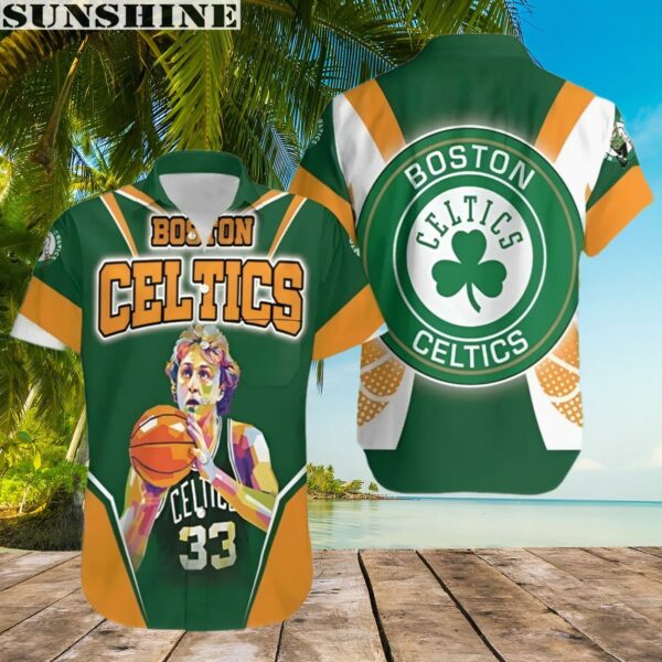 Larry Bird Boston Celtics Hawaiian Shirt Beach Lovers Gift 2 hawaiian