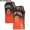 Latrell Sprewell New York Knicks Fadeaway Swingman Player Jersey Orange Black 1 Jersey
