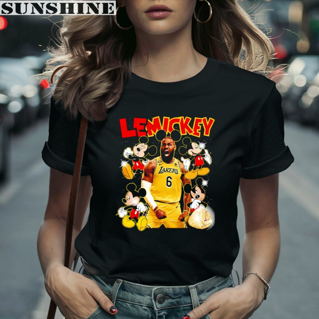 LeMickey LeBron James Lakers Shirt