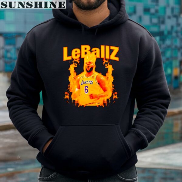 Leballz LeBron James Los Angeles Lakers Shirt 4 hoodie