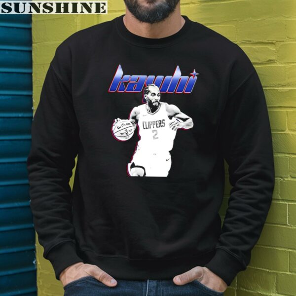 Los Angeles Clippers Professional Basketball Player Portrait Kawhi Leonard Shirt 3 sweatshirt