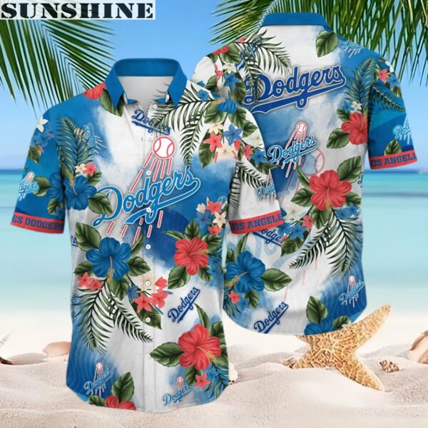 Los Angeles Dodgers MLB Hawaiian Shirt Ocean Wavestime Aloha Shirt 2 hawaiian shirt