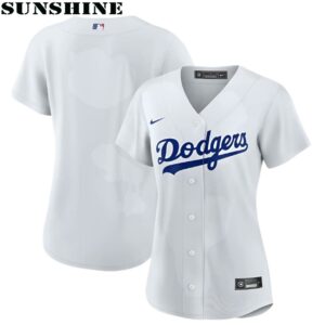 Los Angeles Dodgers Nike Official Replica Home Jersey For Womens
