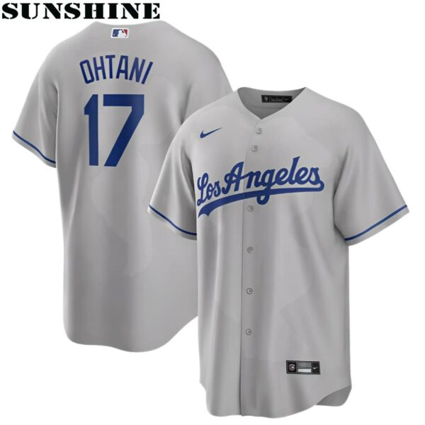 Los Angeles Dodgers Nike Official Replica Road Jersey Mens Ohtani