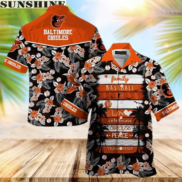 MLB Baltimore Orioles Hawaiian Shirt Family Baseball Homerun Love Team Spirit 1 hawaii