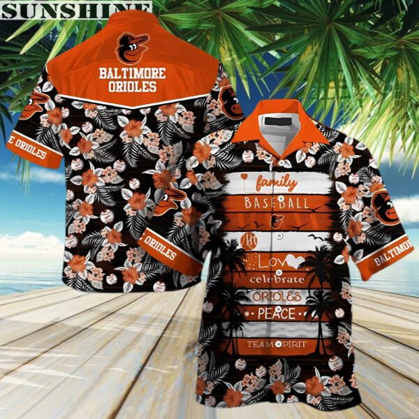 MLB Baltimore Orioles Hawaiian Shirt Family Baseball Homerun Love Team Spirit 3 Aloha shirt