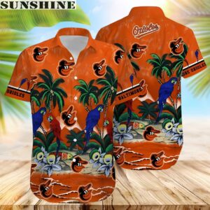 MLB Baltimore Orioles Tropical Summer Hawaiian Shirt 1 hawaii