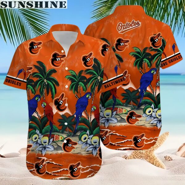 MLB Baltimore Orioles Tropical Summer Hawaiian Shirt 2 hawaiian shirt