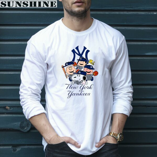 MLB Baseball Snoopy And Friend Yankees Shirt 5 long sleeve shirt