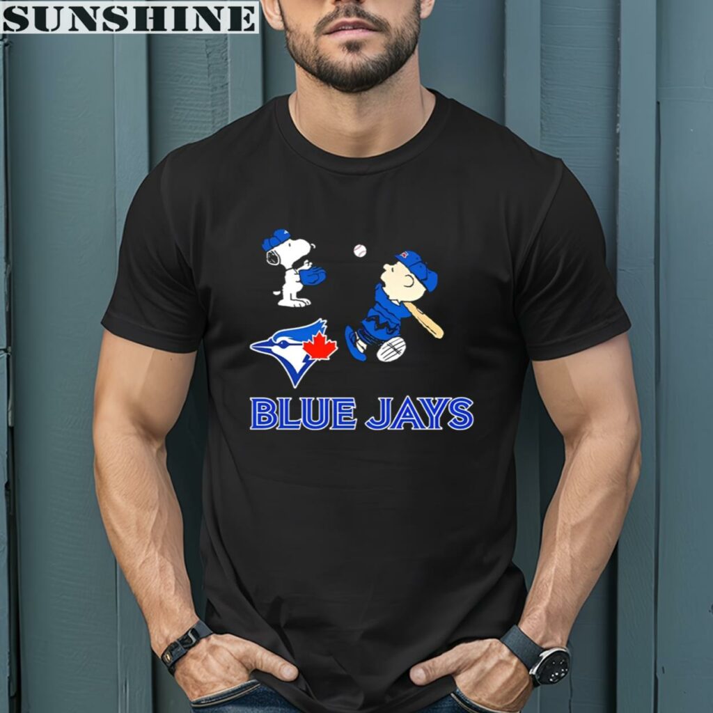 MLB Snoopy And Charlie Brown Toronto Blue Jays Shirt