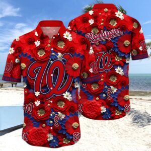 MLB Washington Nationals Hawaiian Shirt 1 hawaiian shirt