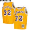 Magic Johnson Los Angeles Lakers Mitchell And Ness Youth Swingman Throwback Jersey Gold 1 Jersey