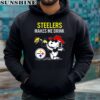 Makes Me Drink Snoopy And Woodstock Pittsburgh Steelers Shirt 4 hoodie