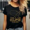 Map 04.08.24 Totality Total Solar Eclipse Shirt