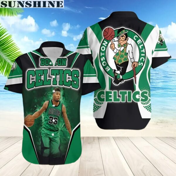 Marcus Smart 36 Boston Celtics Hawaiian Shirt Gift Summer Style 1 aloha