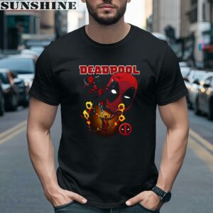 Marvel Dealpool Collage 2 Mens Black Shirt 2 men shirt
