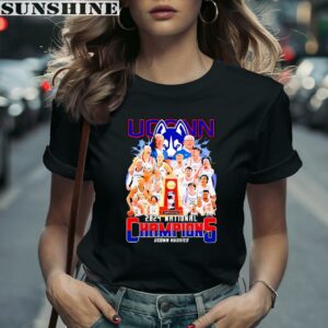 Mens Basketball National Champions Uconn Huskies Shirt 2 women shirt