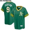 Men's Nike Reggie Jackson Kelly Green Oakland Athletics Road Cooperstown Collection Player Jersey