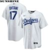 Mens Nike Shohei Ohtani White Los Angeles Dodgers Home Replica Player Jersey 1 Jersey